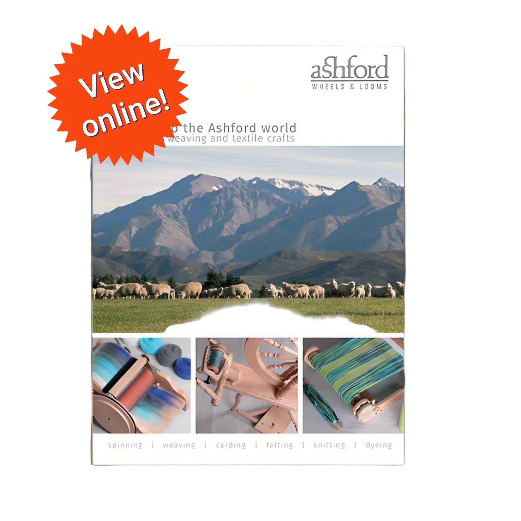 Ashford brochure catalogue at FibreHut