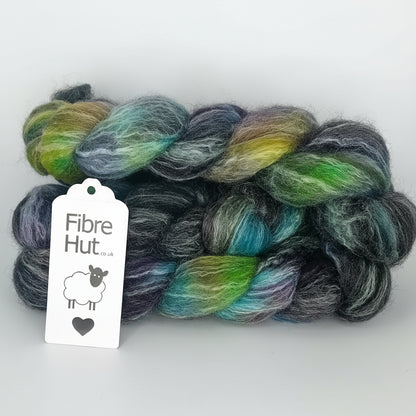 hand dyed fibre