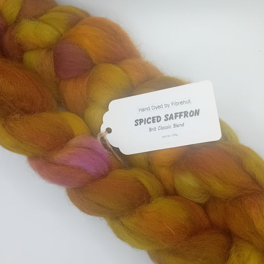 hand dyed fibre