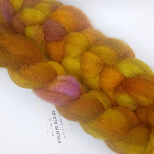 hand dyed fibre