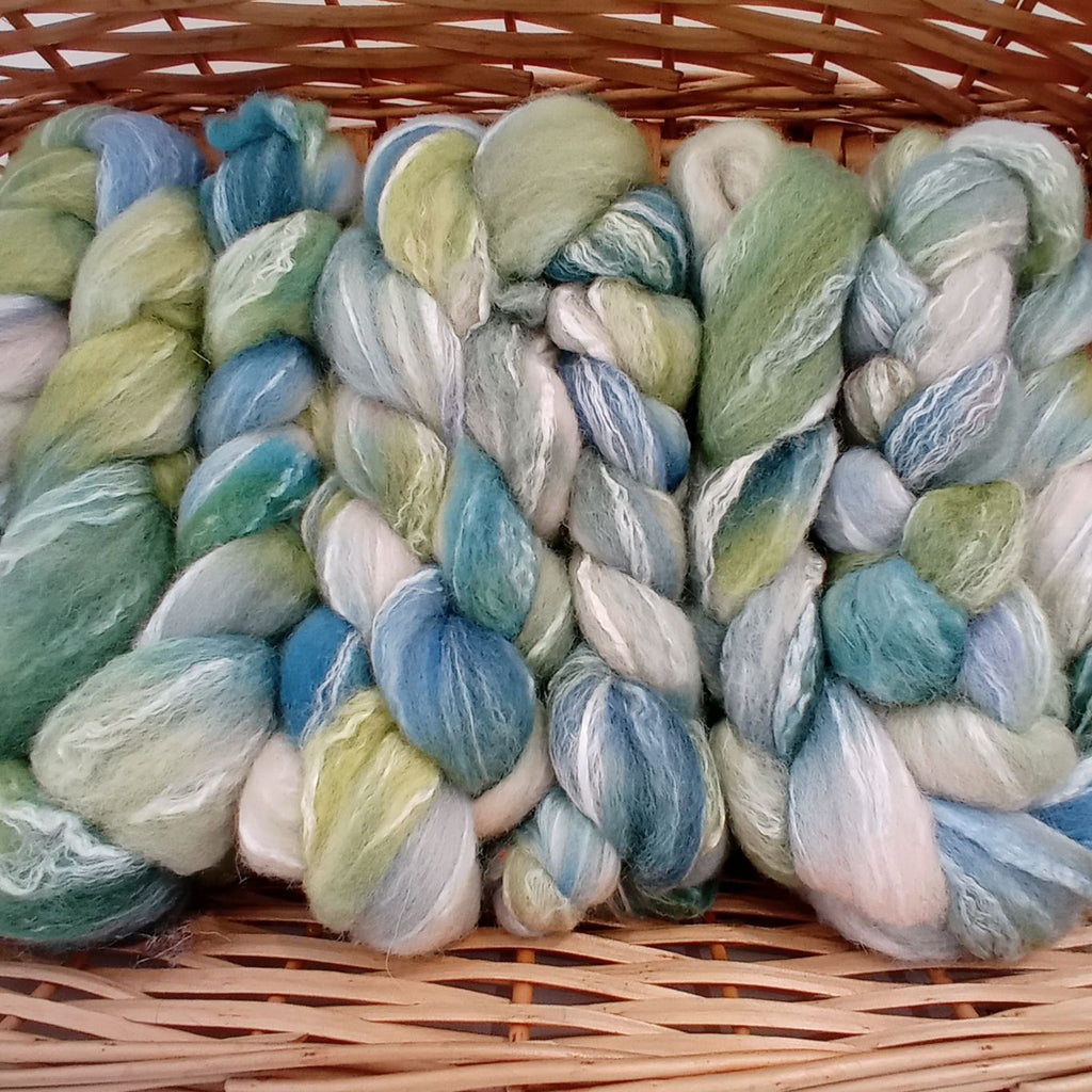 hand dyed fibre