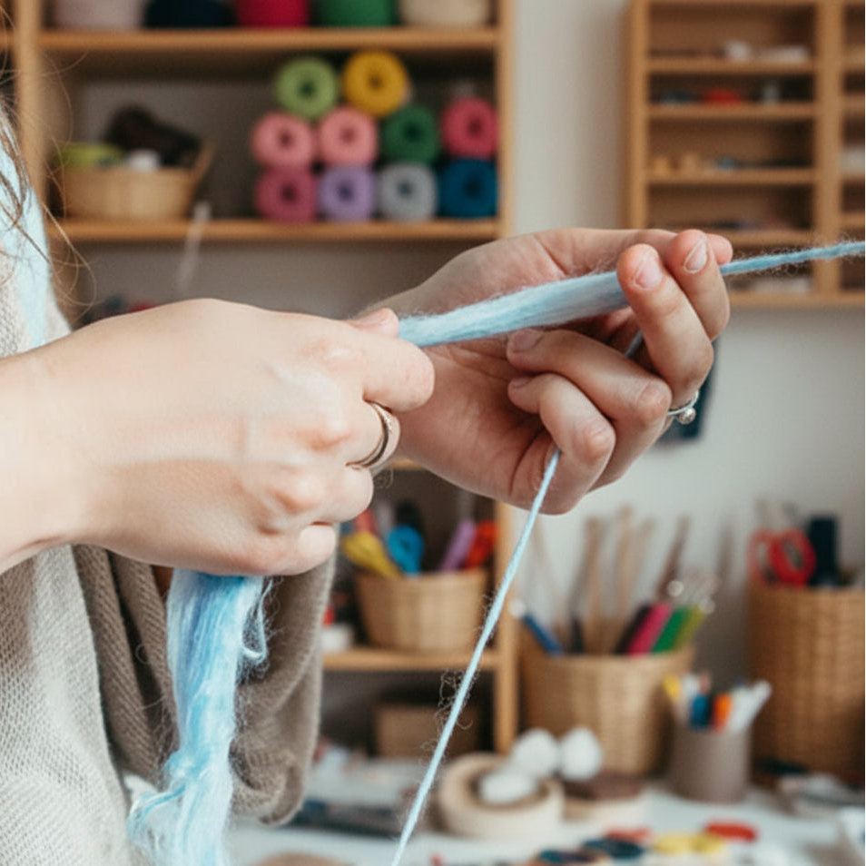 Lesson - How to spin on a spinning wheel