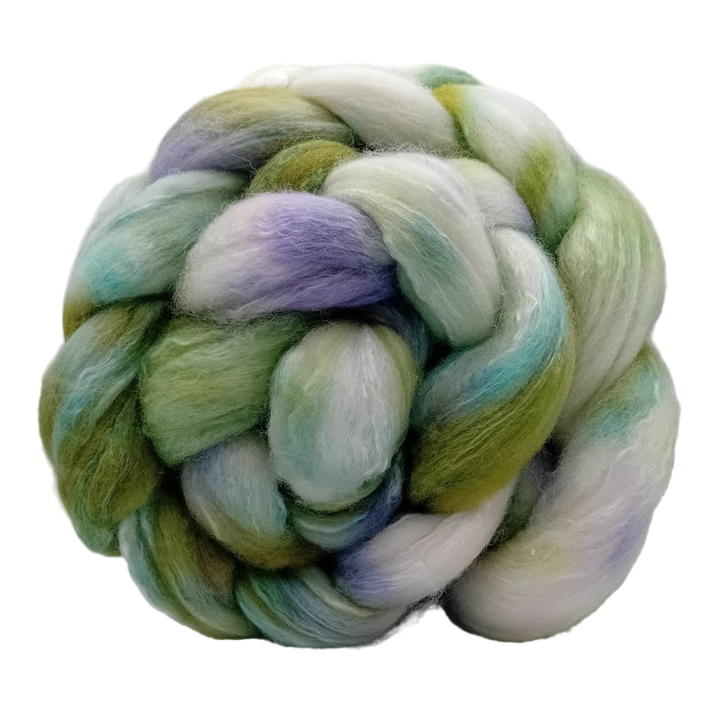 hand dyed wool top