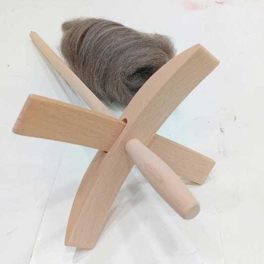Turkish drop spindle for spinning wool