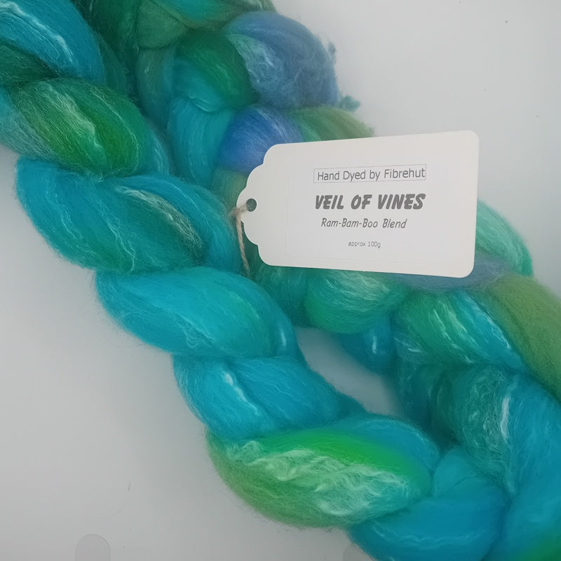 hand dyed fibre