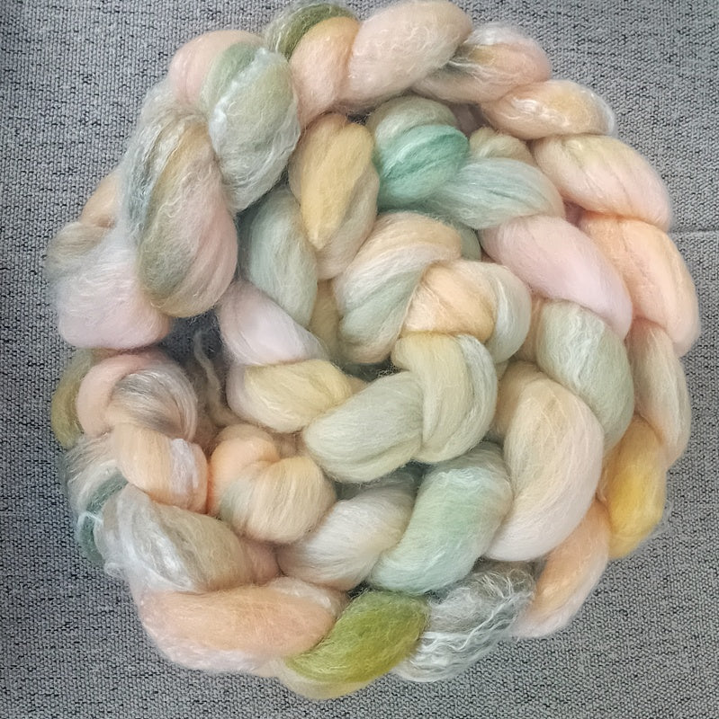 hand dyed fibre