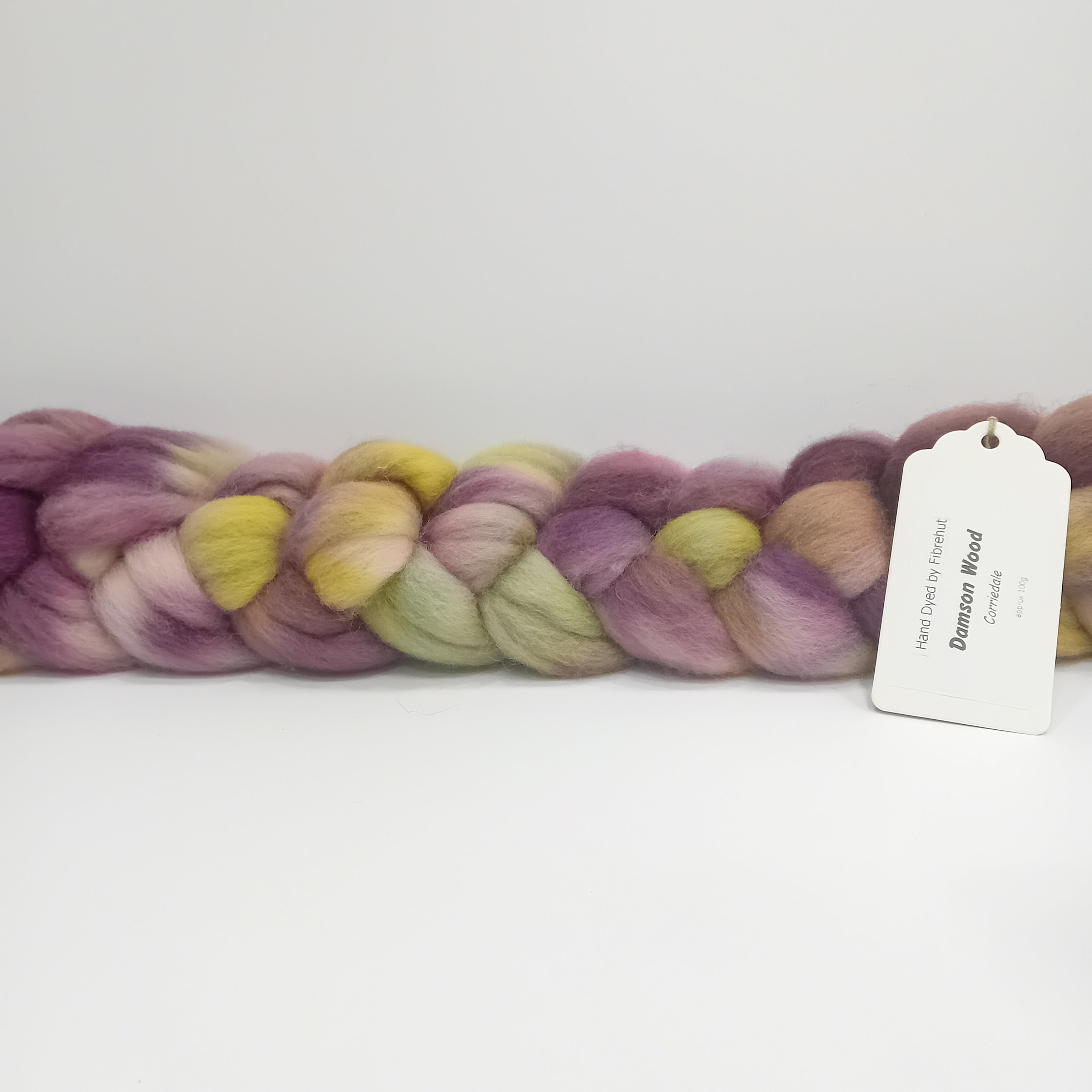 hand dyed fibre