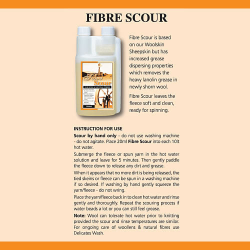 fibre scour instructions